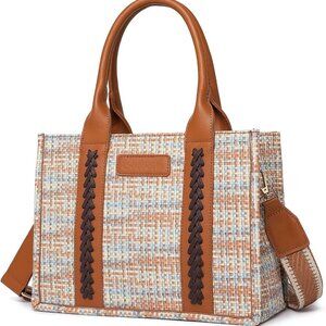 Brand New Purse Medium Tote Brown Stylish Adjustable